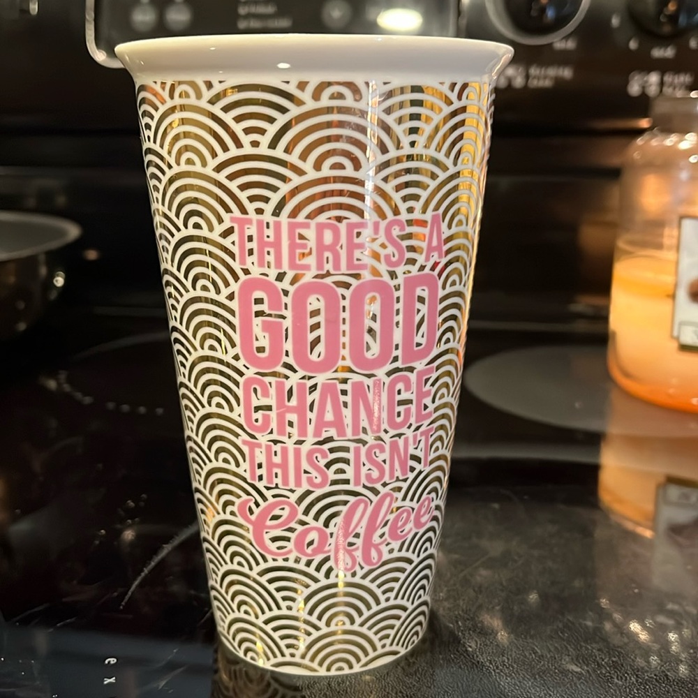 NWOT Charming Charlie Coffee Cup